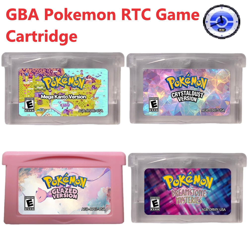 Rom Cartridge Flash - GBA RTC Pokemon English Game Cartridge