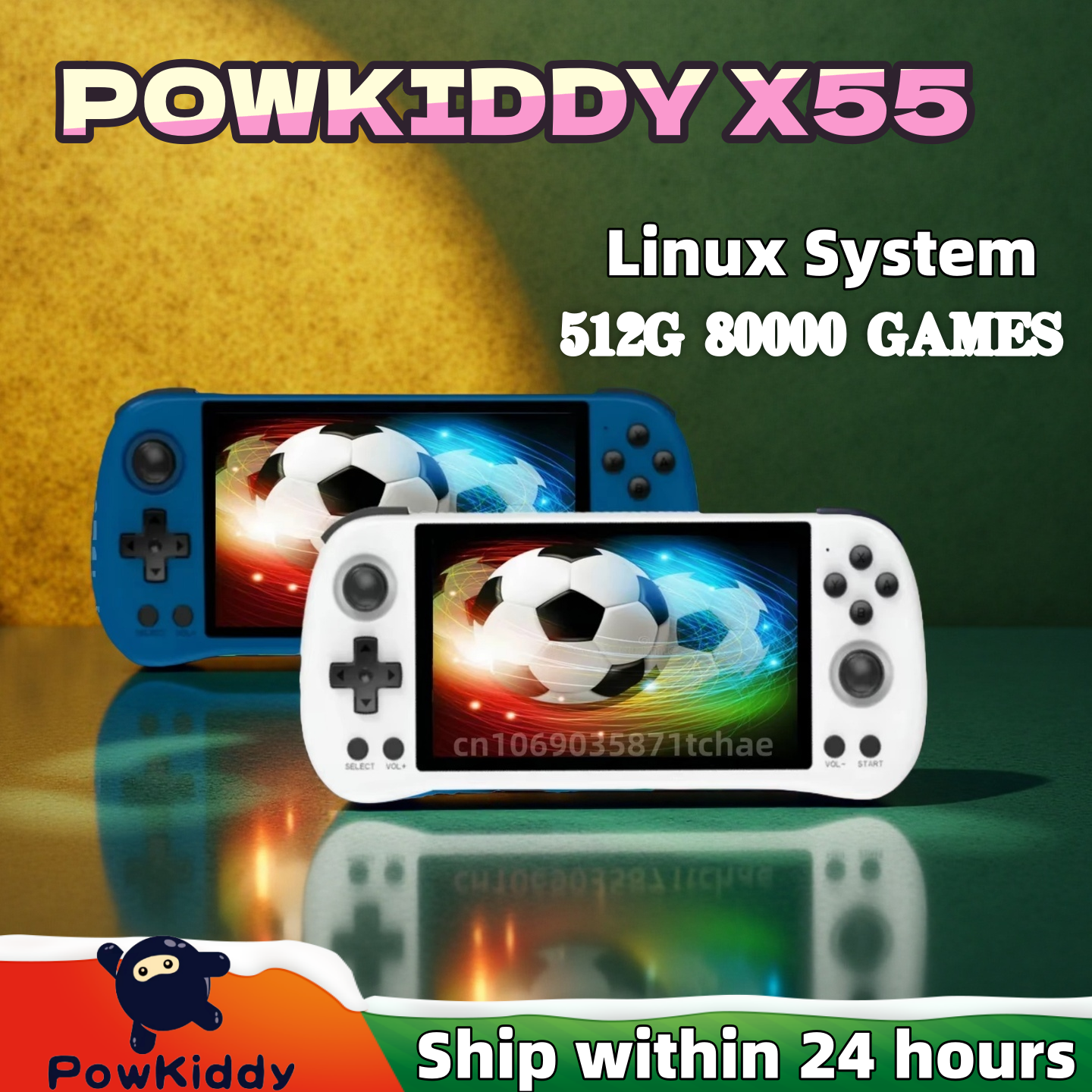 Retro Gaming Upscaler - POWKIDDY X55 Handheld Game Console Retro