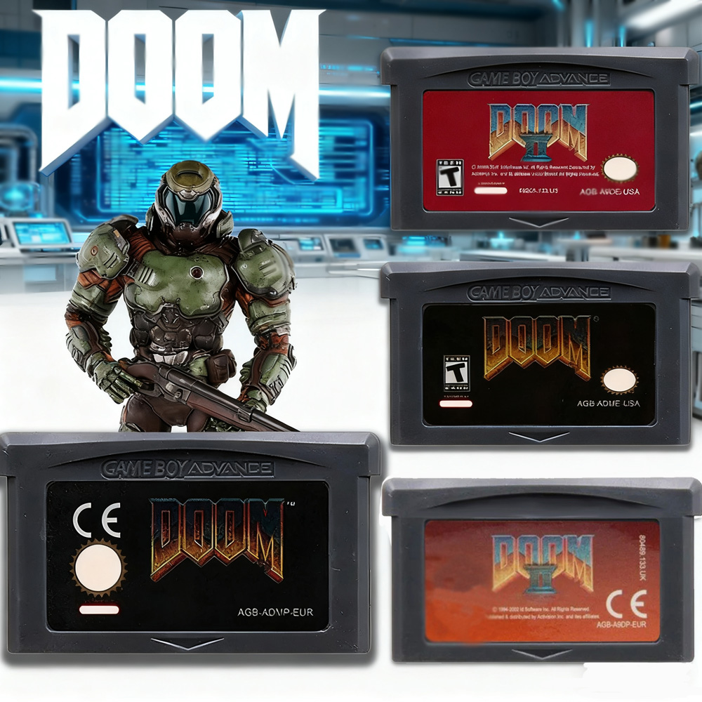 Retro Gaming Videos - DOOM Series 32 Bit GBA Game