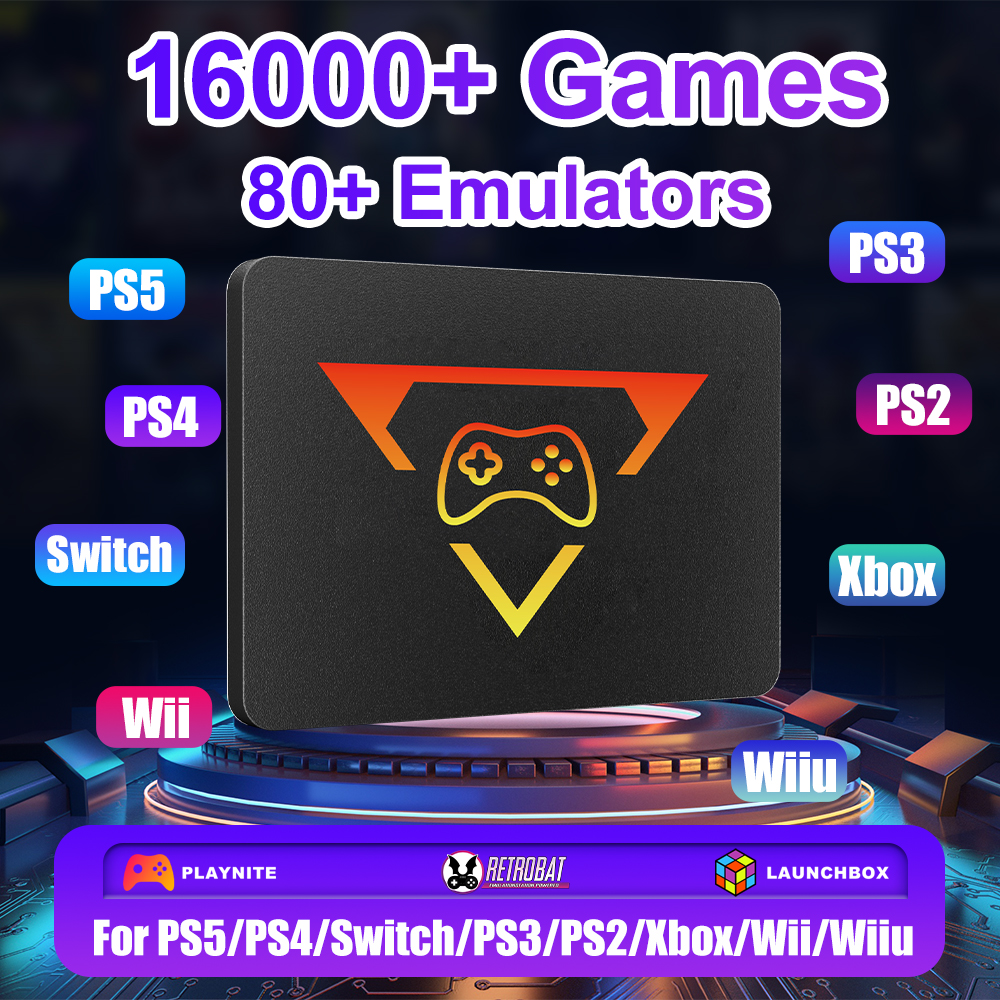 Retro Gaming Emulator Pc - 1TB Retro Gaming SSD Video Game