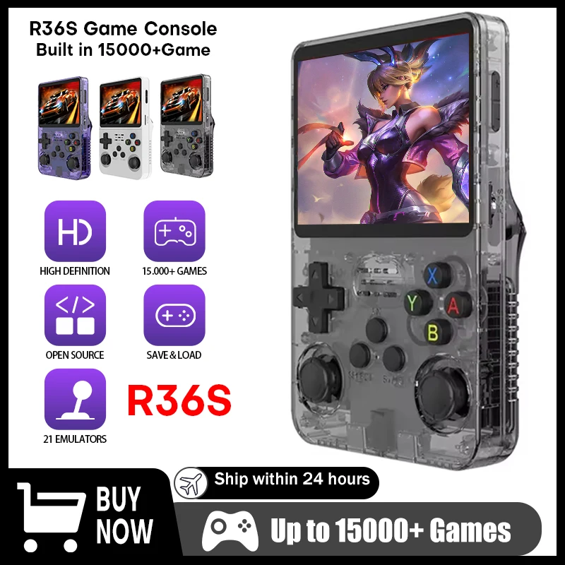 Retro Gaming Kiosk - R36S Retro Handheld Video Game Console