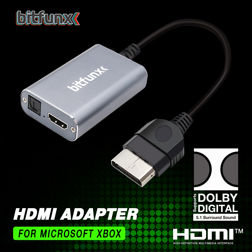 Retro Gaming Xbox - Bitfunx YPBPR to Digital HDMI™ Adapter