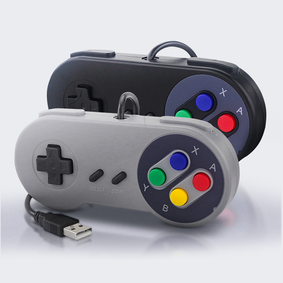 Retro Gaming Raspberry Pi - Wired USB Game Controller PC Gamepad