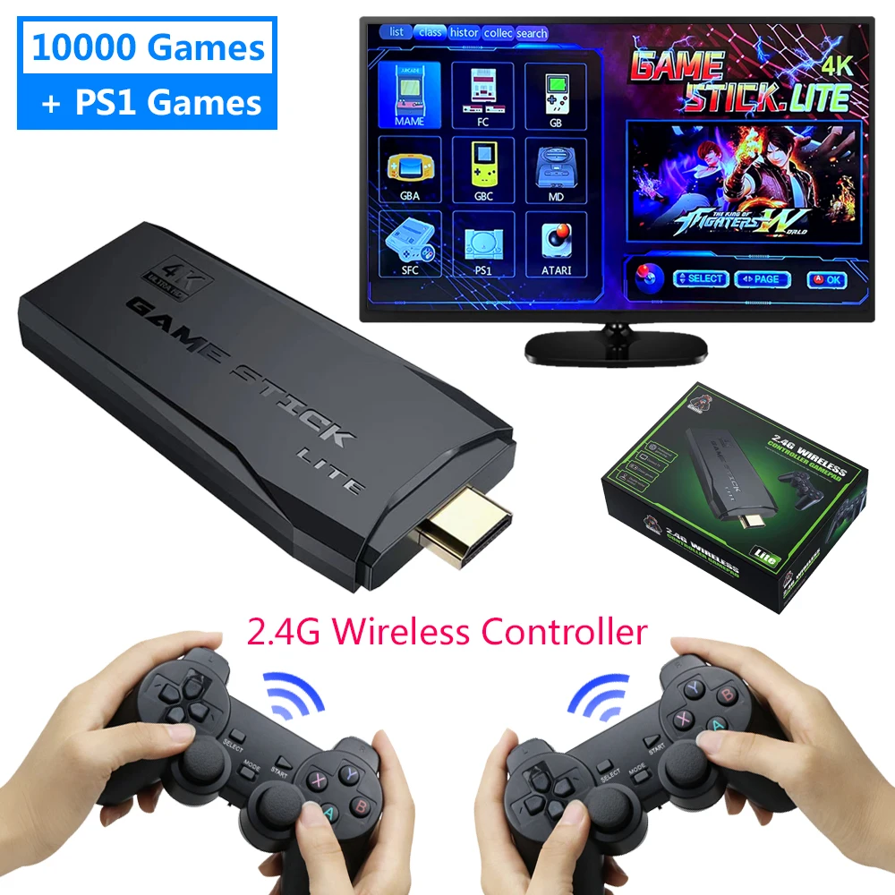 Retro Gaming Tv Box - Video Game Console 32G/64G Built-in 20000+