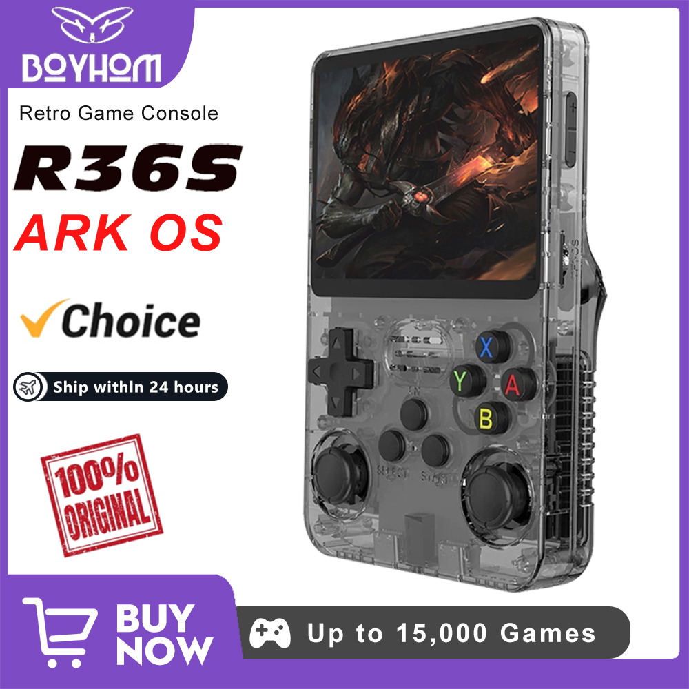 Retro Gaming On Linux - BOYHOM 256G 128G R36S Retro Handheld