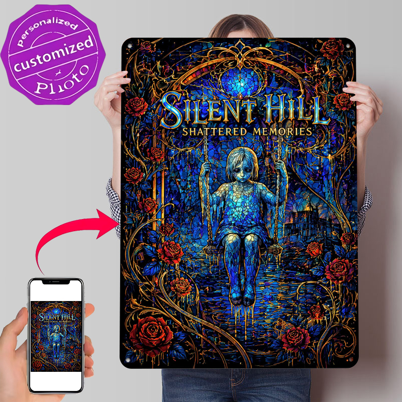 Retro Poster Gaming - Silent Hill Shattered Memories Metal Poster