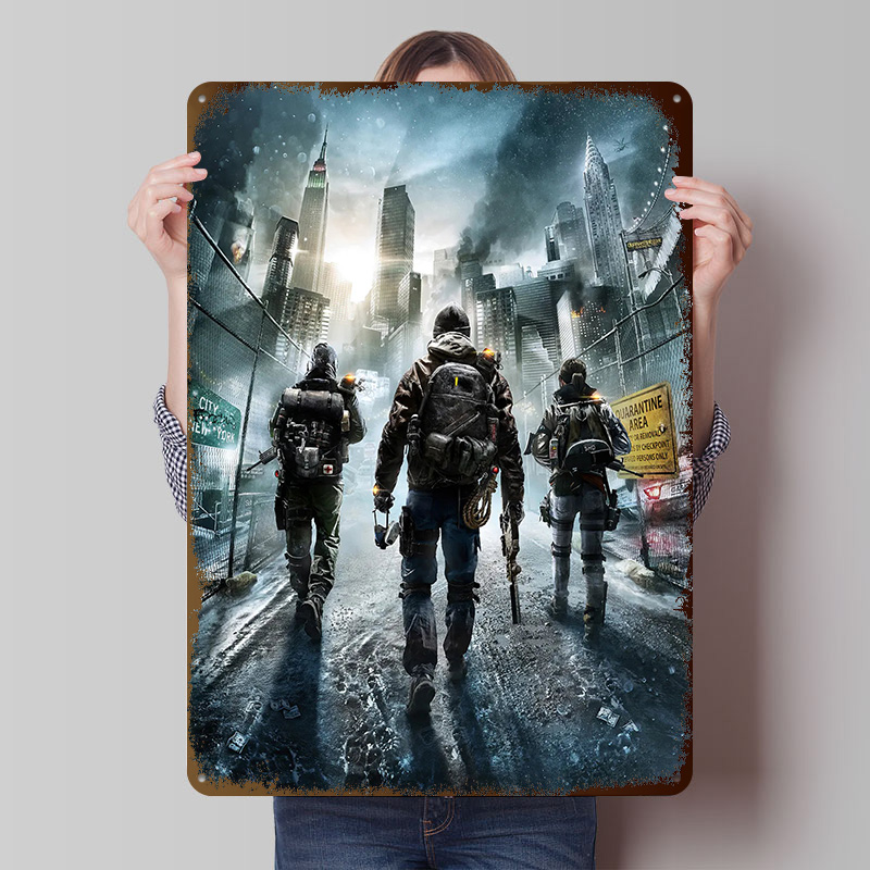 Retro Poster Gaming - The Division: New York City Printing