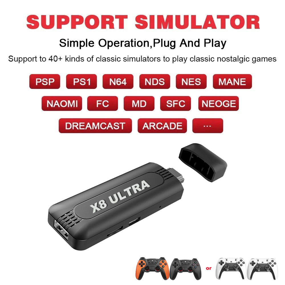 X8 Ultra 4K Game Stick 128GB R - Retro Gaming Tv Box ulasan dan harga