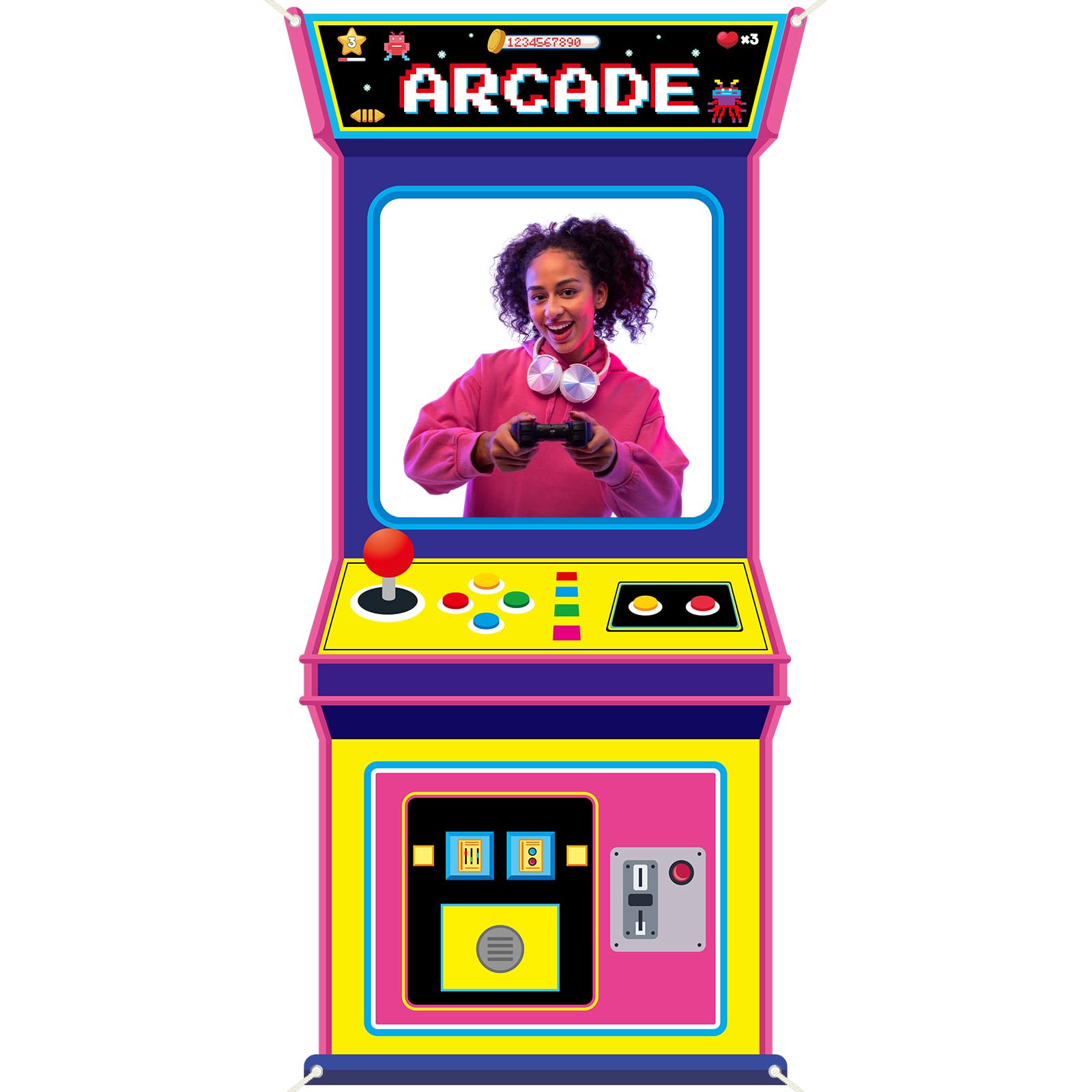 Retro Video Gaming Fabric Arca - Gaming Retro Arcade ulasan dan harga