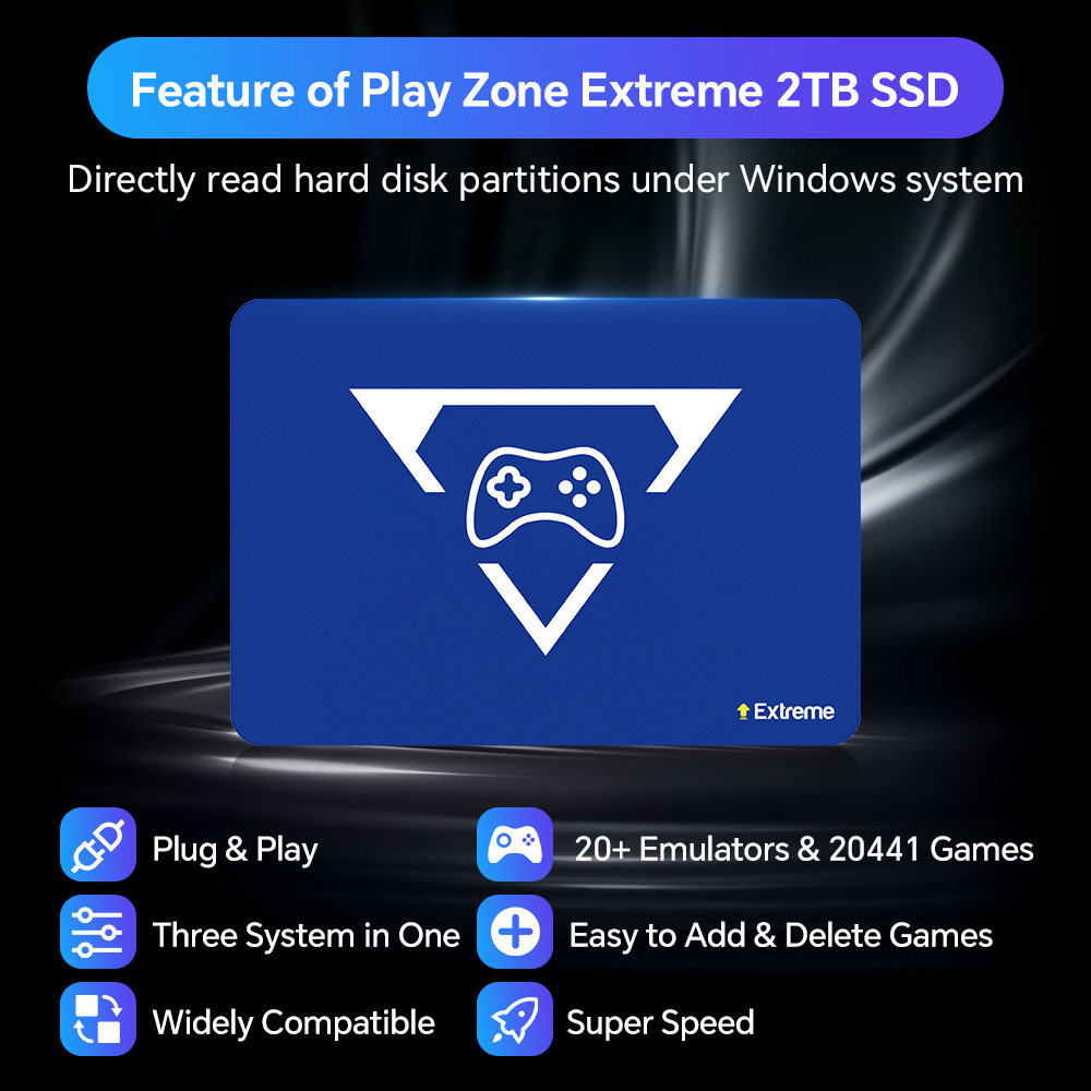 New 2TB Play Zone Game SSD wit - Retro Gaming Xbox ulasan dan harga