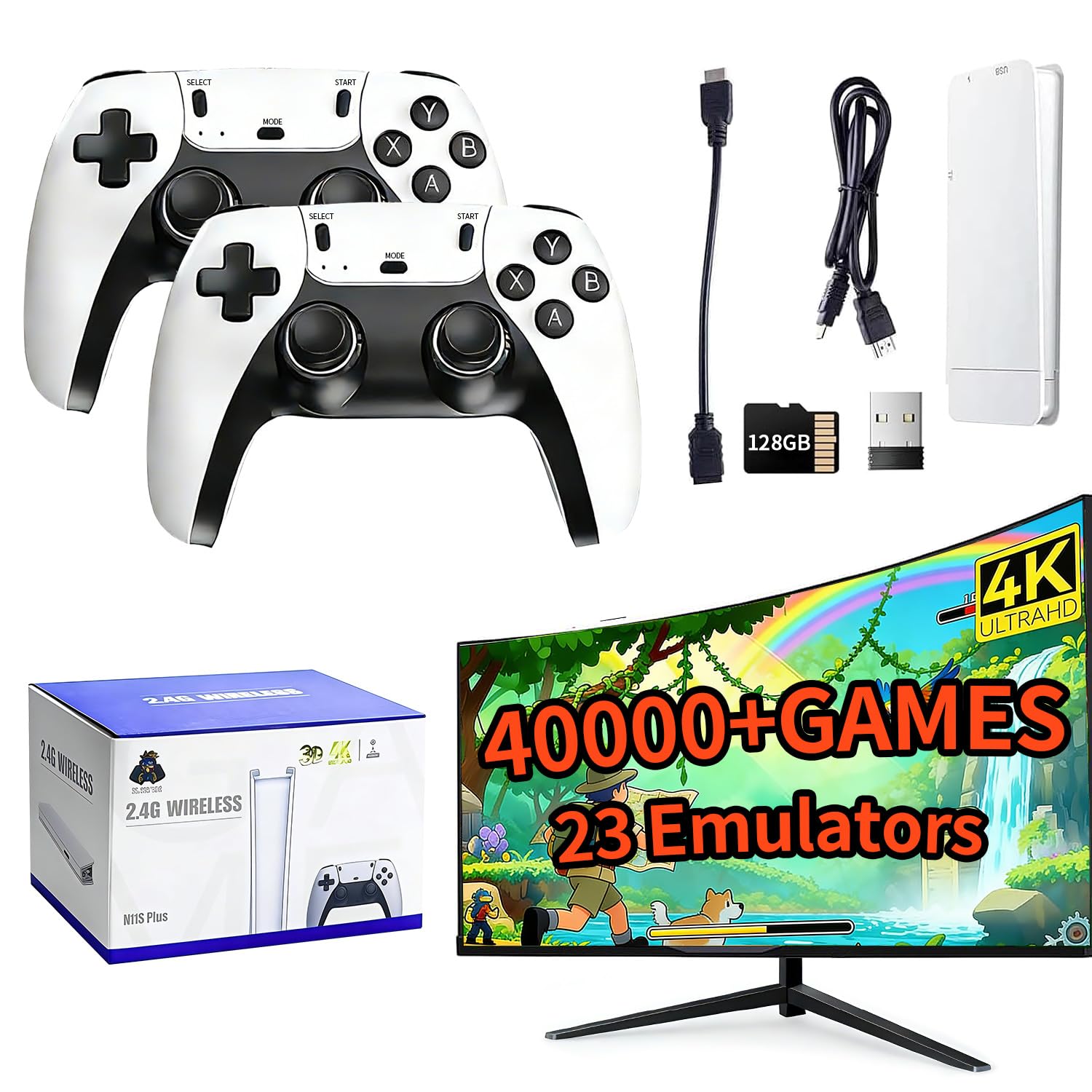 2026 Retro Gaming Console, 4K  - Retro Gaming Kiosk ulasan dan harga