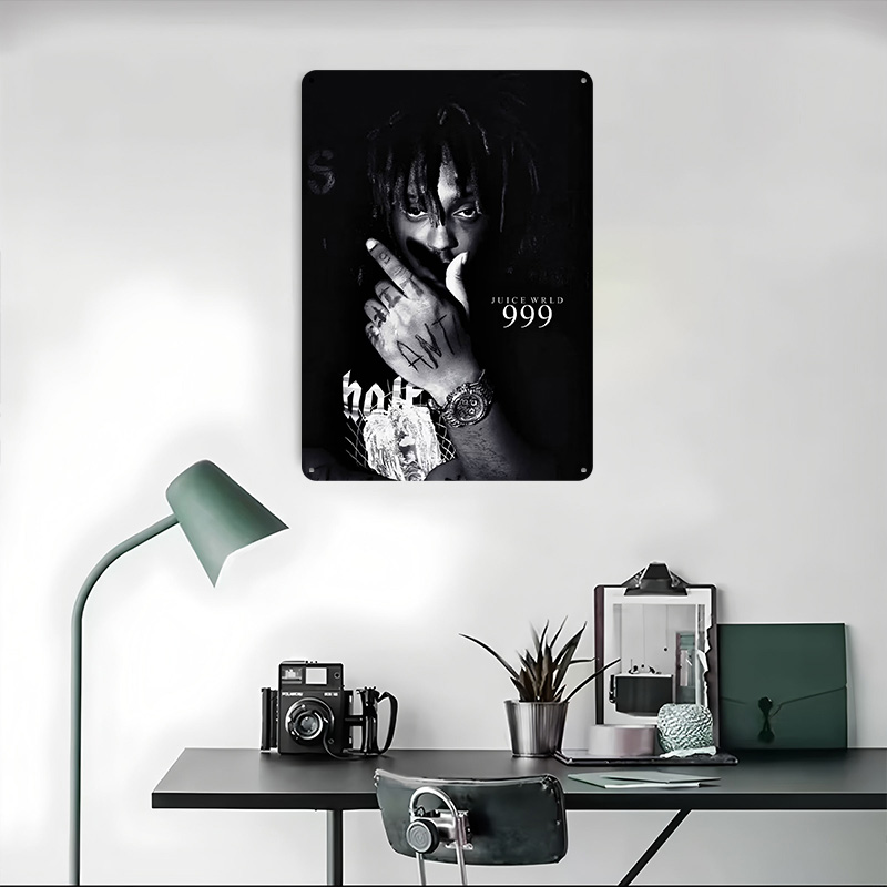 Juice Wrld 999 Tinplate Poster - Retro Poster Gaming ulasan dan harga
