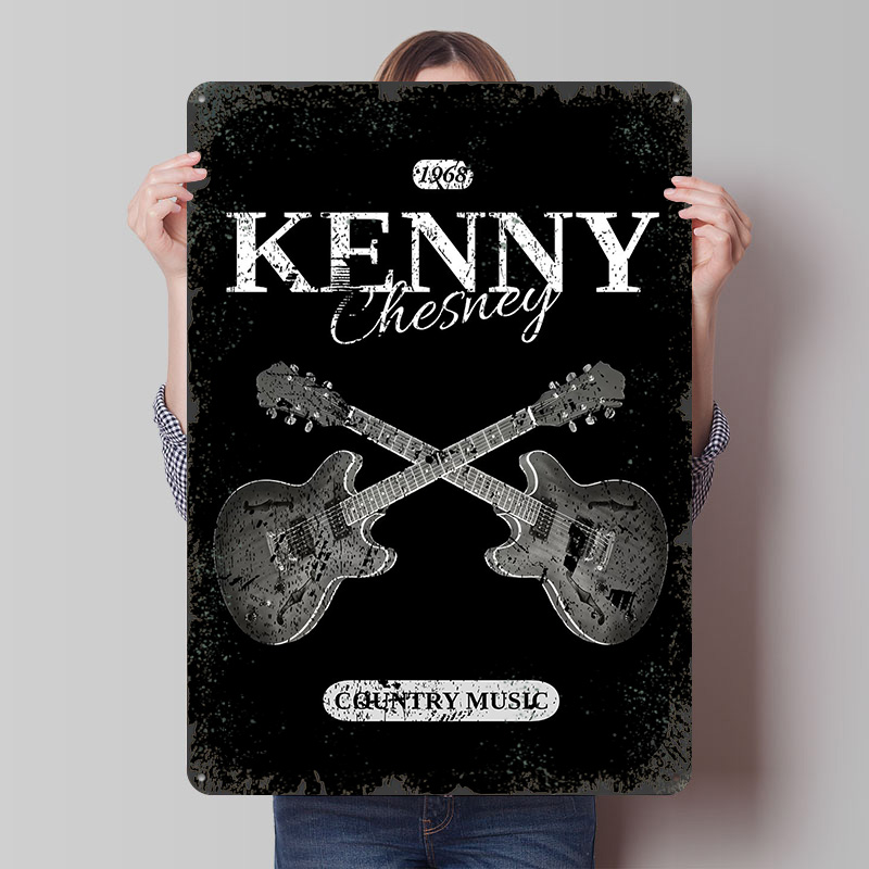 Kenny Chesney Country Music Me - Retro Poster Gaming ulasan dan harga