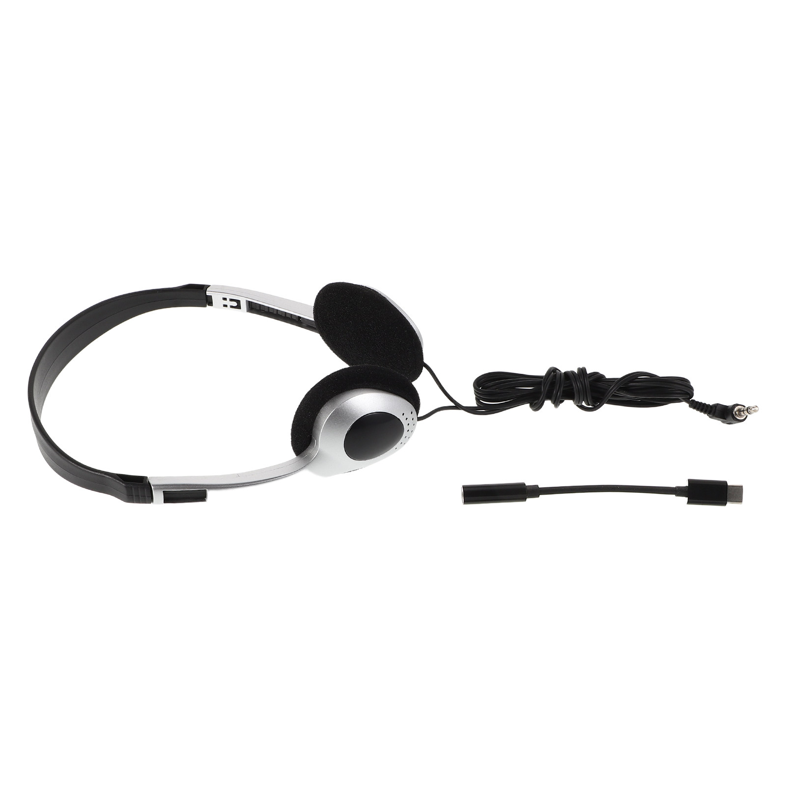Retro Silver on Ear Headphones - Retro Gaming On Phone ulasan dan harga