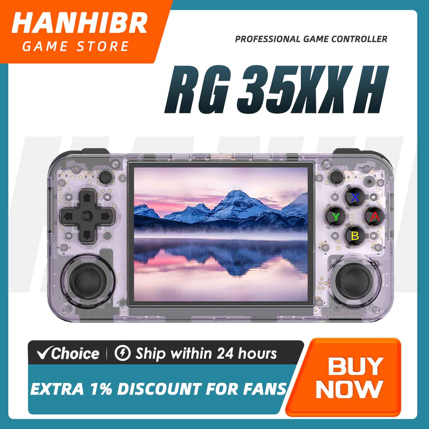 ANBERNIC RG35XX H Horizontal R - Retro Gaming Upscaler ulasan dan harga