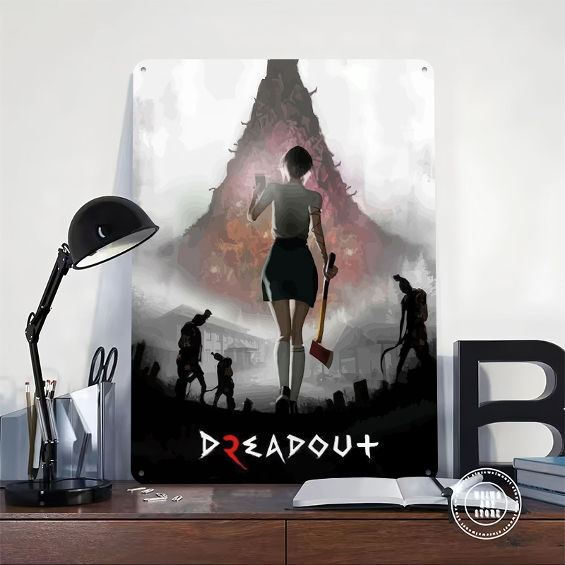 DreadOut Game Cover Art Poster - Retro Poster Gaming ulasan dan harga