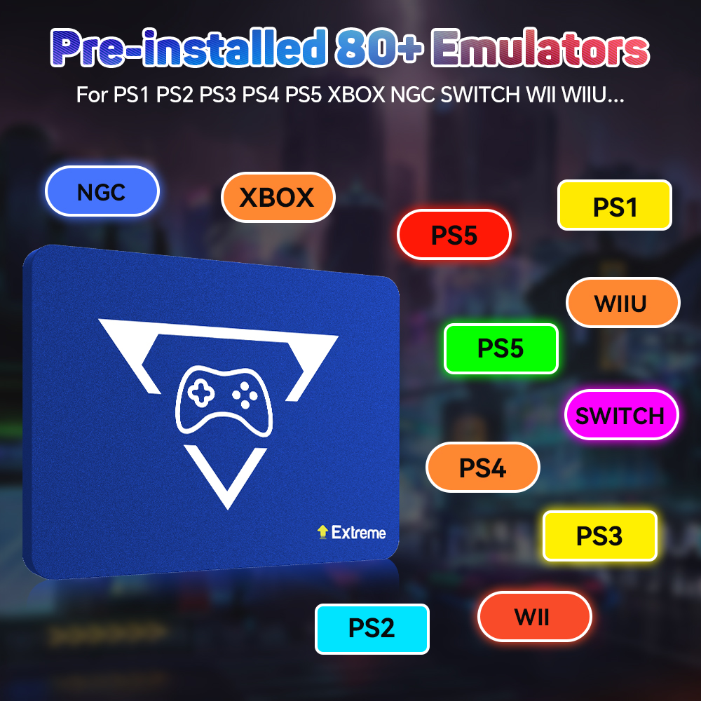 2TB Gaming Emulation Hard Driv - Retro Gaming Emulator Pc ulasan dan harga