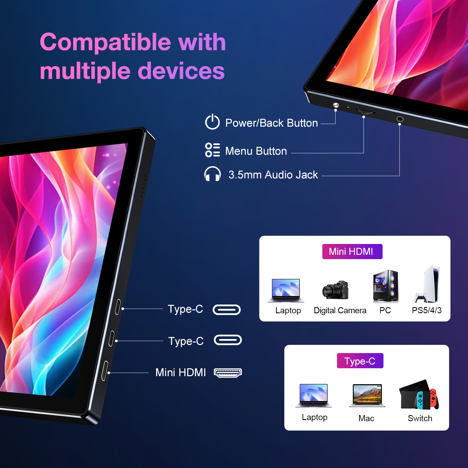 Unew 11 inch Portable Touch Mo - Crt Monitor Stand ulasan dan harga