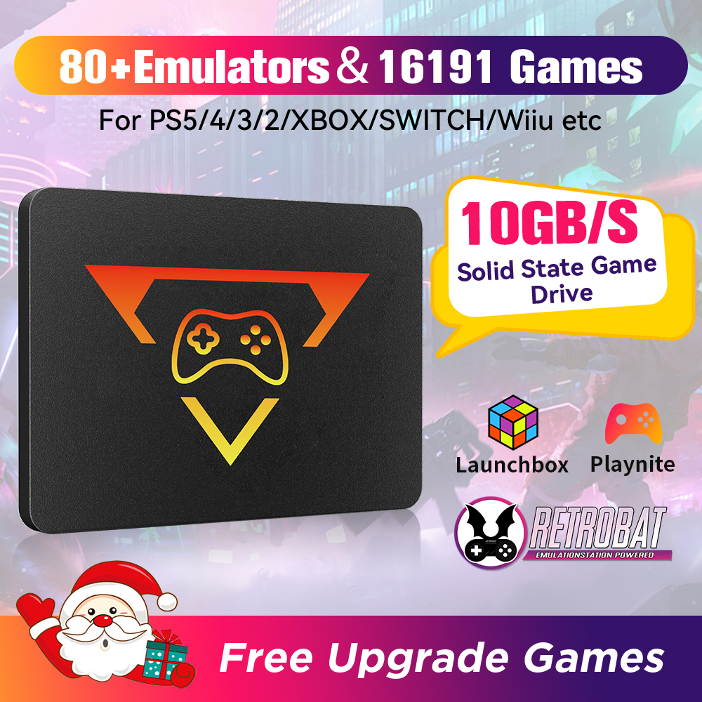 Retro Gaming SSD for Switch/PS - Retro Gaming Emulator Pc ulasan dan harga
