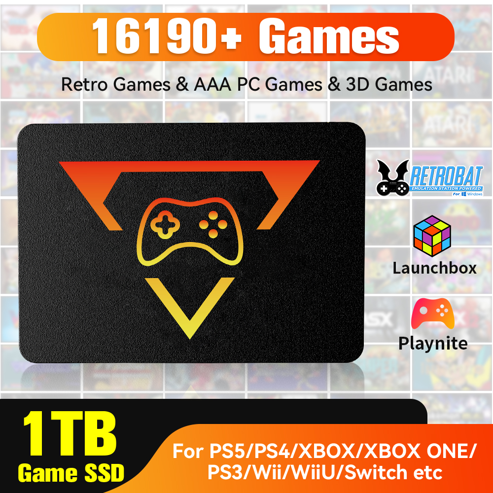 1TB Portable Gaming SSD 3 Syst - Retro Gaming Xbox ulasan dan harga