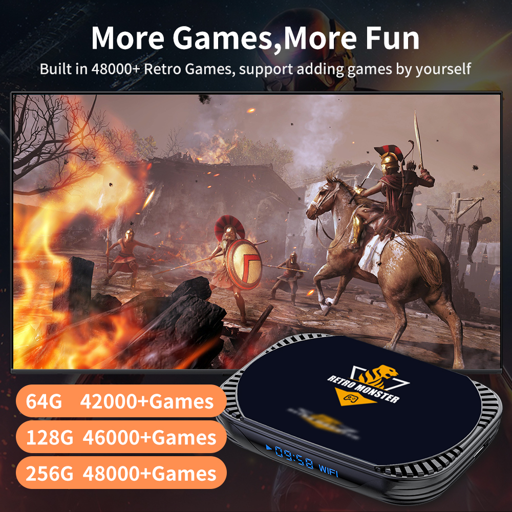 Retro Video Game Console 70+Em - Retro Gaming Tv Box ulasan dan harga