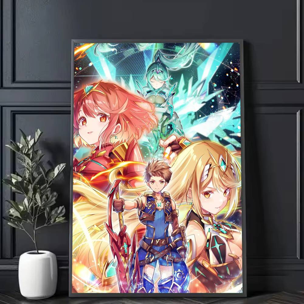 Game Xenoblade Chronicles 2 Po - Retro Poster Gaming ulasan dan harga