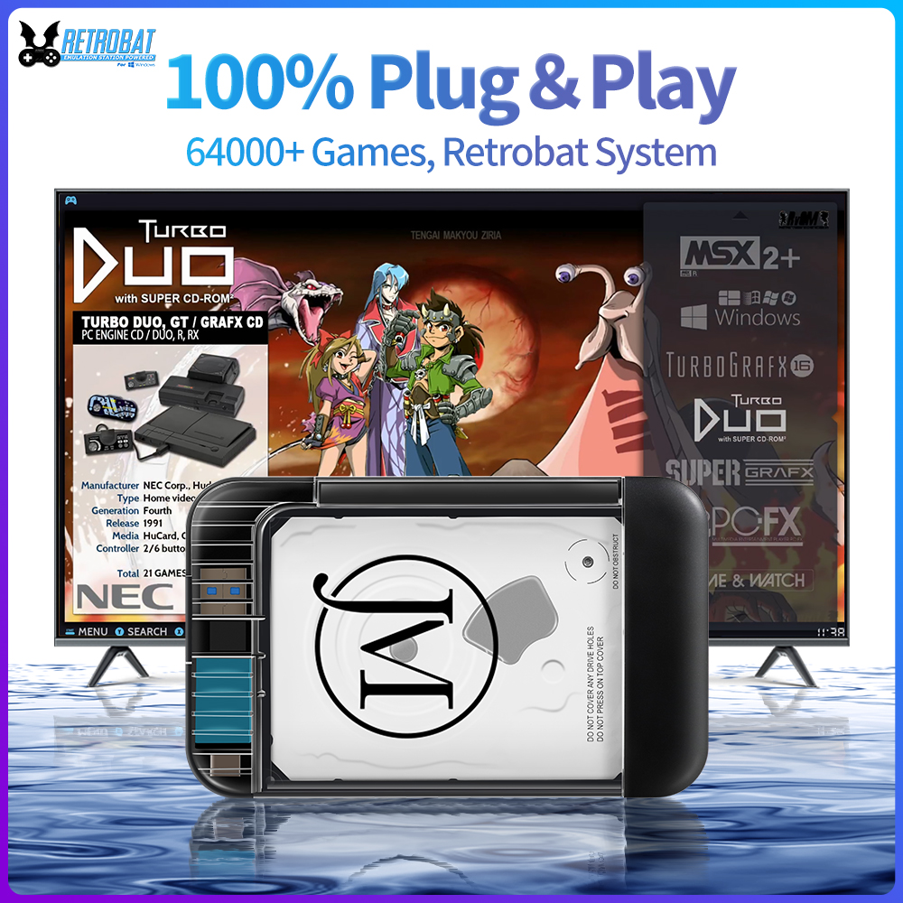 RETROBAT Portable 500G Gaming  - Retro Gaming Emulator Pc ulasan dan harga