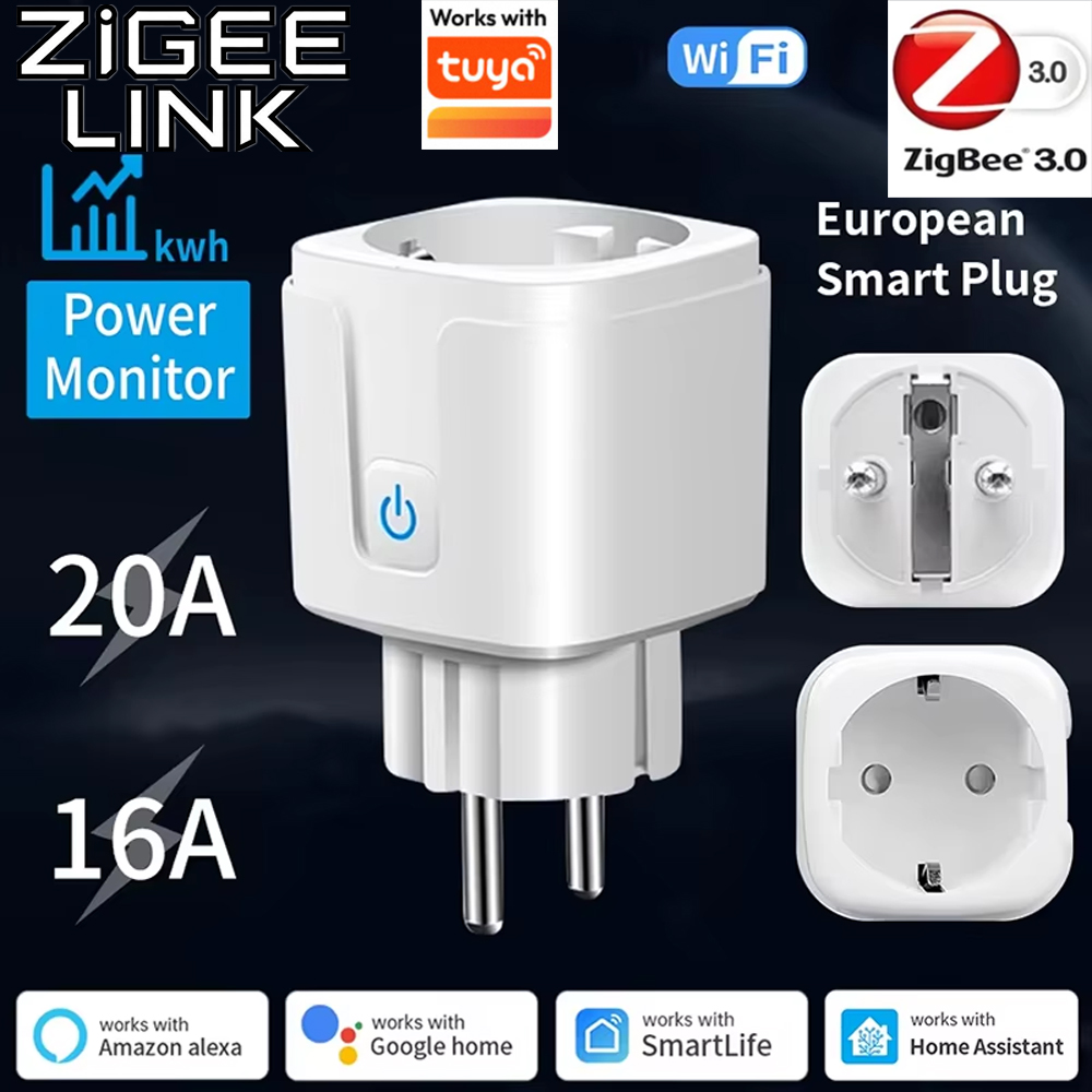 Smart WiFi Socket EU Plug 16A/ - Crt Monitor Stand ulasan dan harga