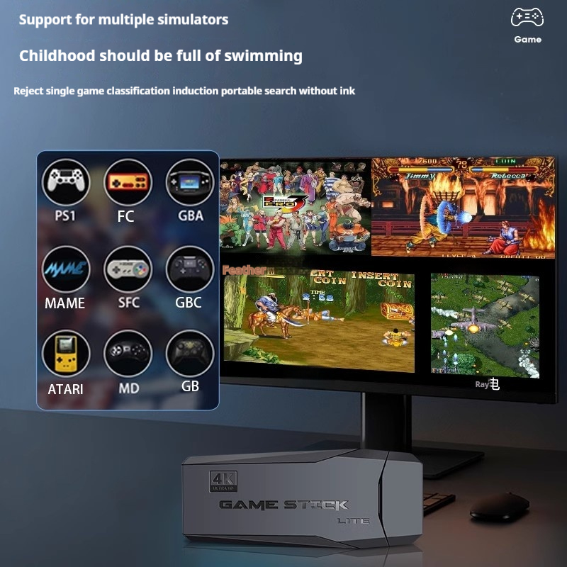 Wireless Video Game Stick 2.4G - Retro Gaming Kiosk ulasan dan harga