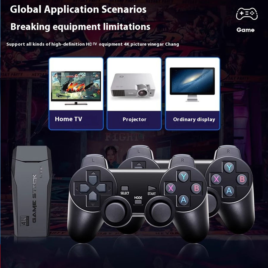 Wireless Video Game Stick 2.4G - Retro Gaming Kiosk ulasan dan harga