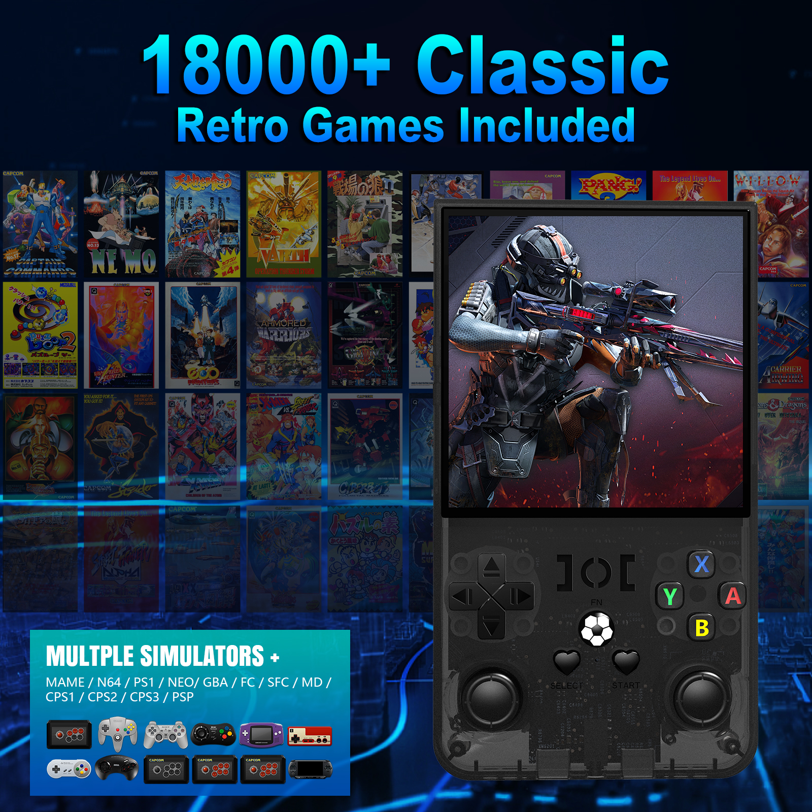 Open Source R36MAX Portable Vi - Retro Gaming Upscaler ulasan dan harga
