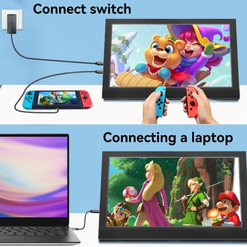 Portable Monitor 13.3Inch LED  - Crt Monitor Stand ulasan dan harga