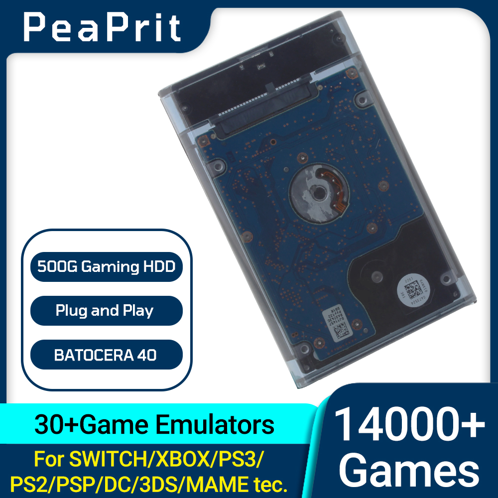 PEAPRIT 500G Gaming HDD Retro  - Retro Gaming Xbox ulasan dan harga