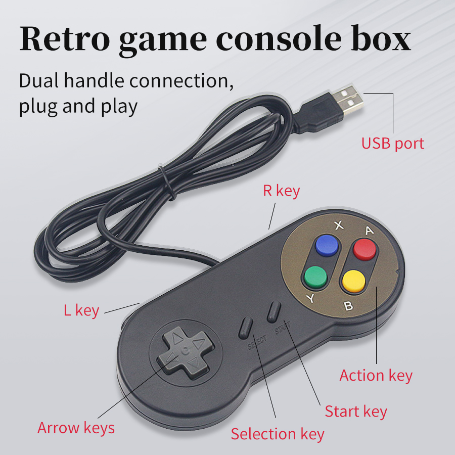 Wired USB Game Controller PC G - Retro Gaming Raspberry Pi ulasan dan harga