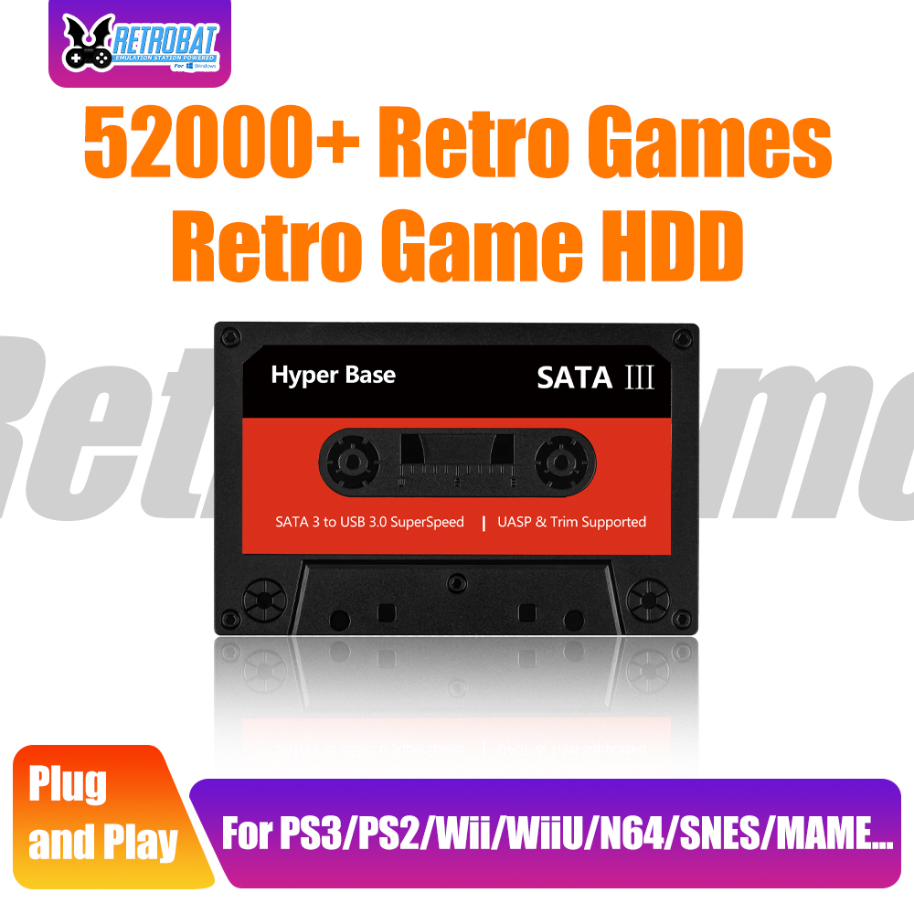 500GB/2TB Gaming HDD Batocera  - Retro Gaming Windows ulasan dan harga