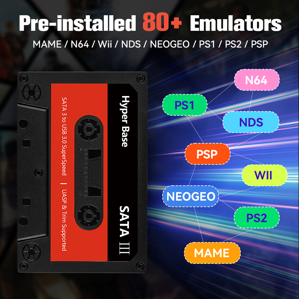 500GB/2TB Gaming HDD Batocera  - Retro Gaming Windows ulasan dan harga