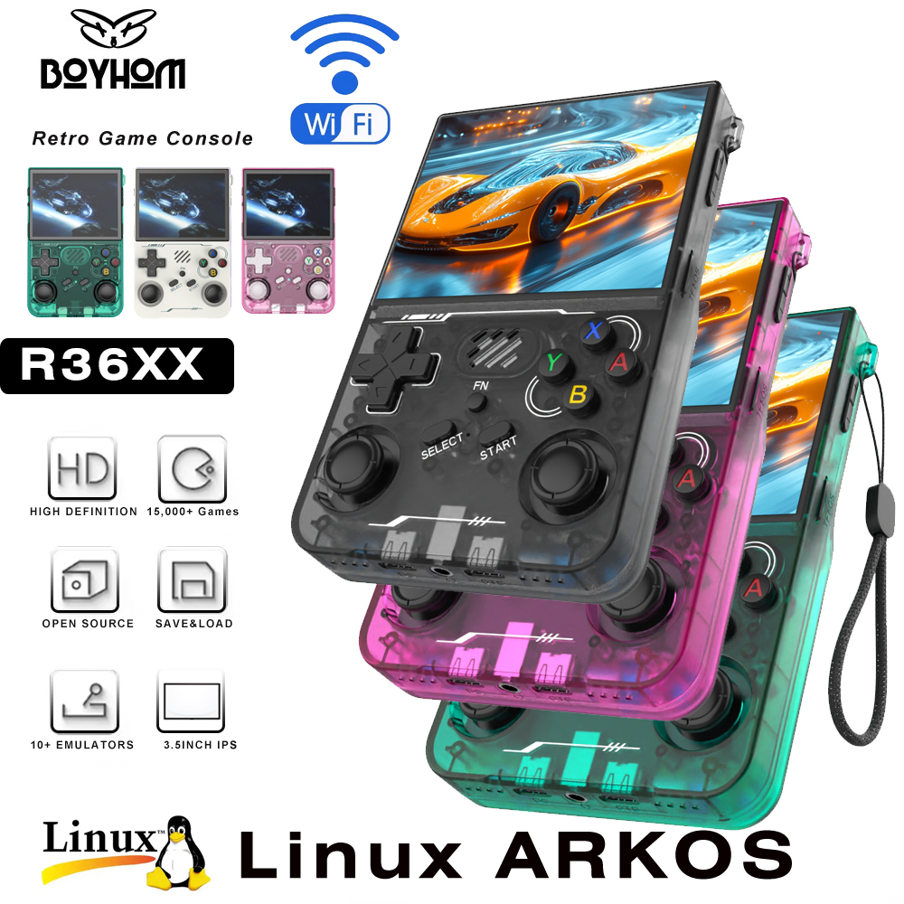 BOYHOM 256G R36XX Hand-held Ga - Retro Gaming Kiosk ulasan dan harga