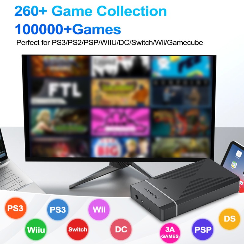 12TB Retro Gaming HDD with Hyp - Retro Gaming Windows ulasan dan harga
