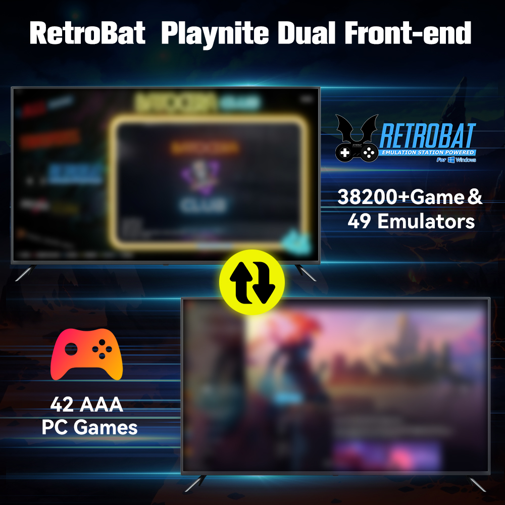 Retrobat＆Playnite System HDD R - Retro Gaming Kiosk ulasan dan harga
