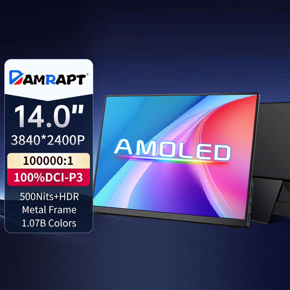 Damrapt 14'' UHD Portable Oled - Crt Monitor Stand ulasan dan harga