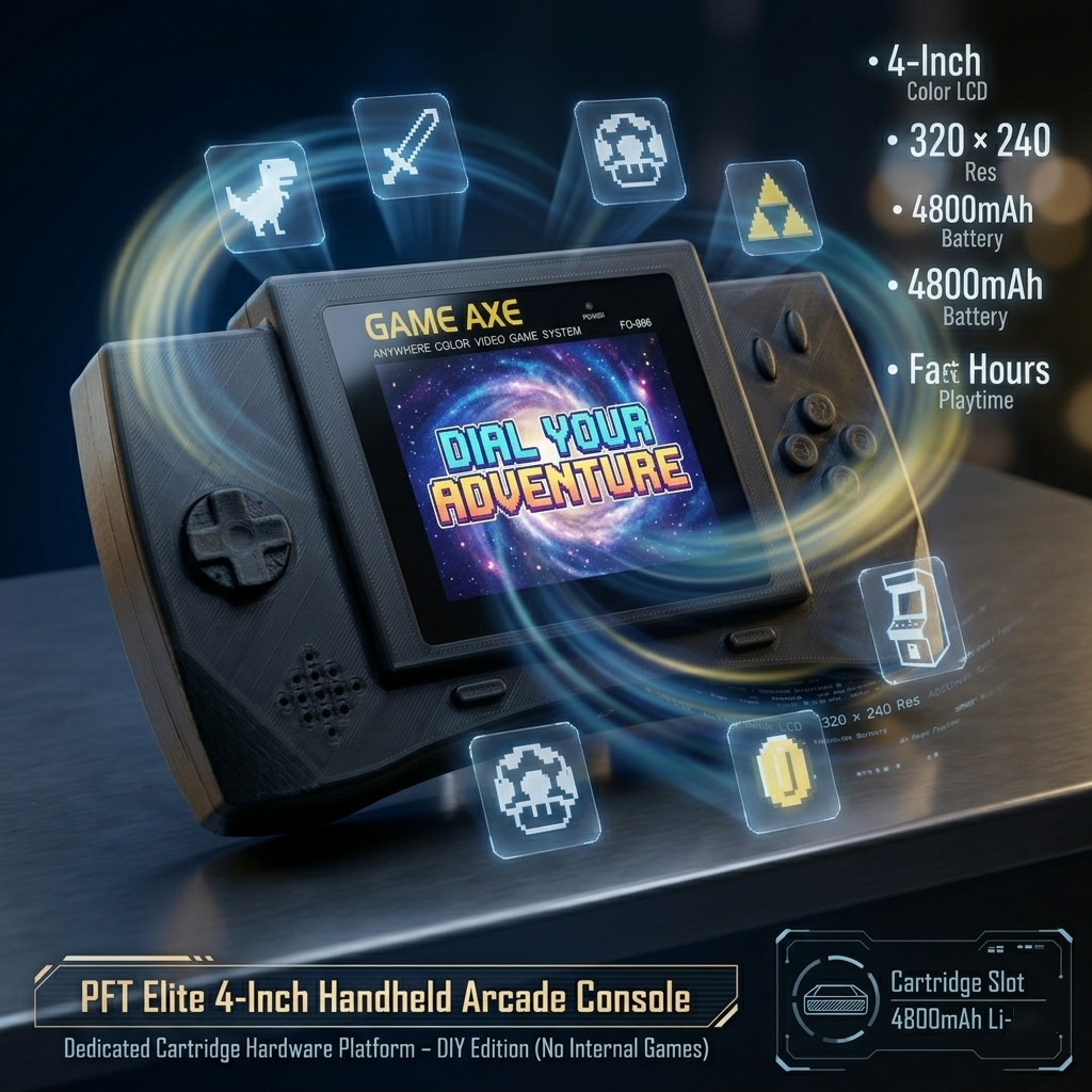 PFT Elite 4-Inch Handheld Arca - Gaming Retro Arcade ulasan dan harga