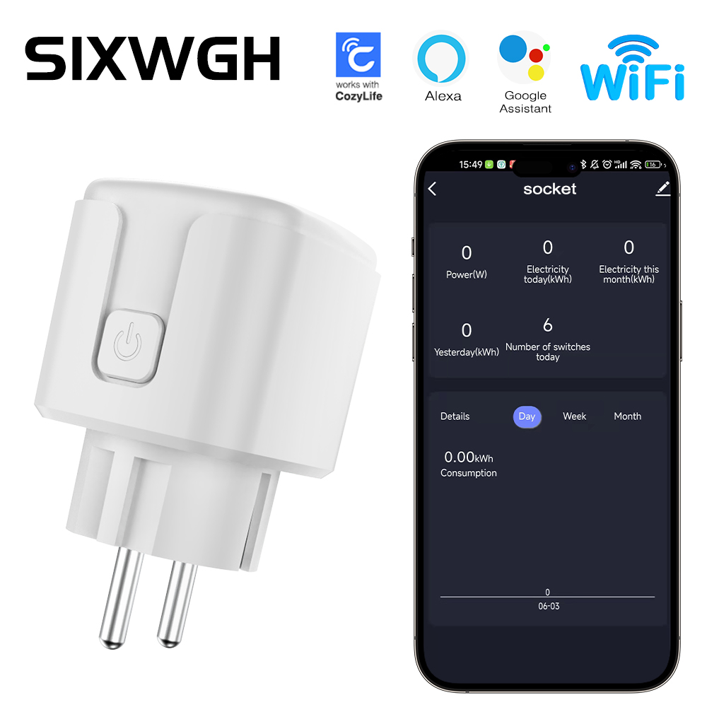 SIXWGH Smart Home Socket WiFi  - Crt Monitor Stand ulasan dan harga