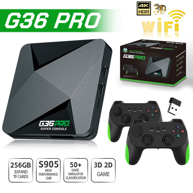 Super G36 Pro Game Console 256 - Retro Gaming Tv Box ulasan dan harga