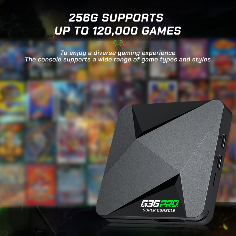 Super G36 Pro Game Console 256 - Retro Gaming Tv Box ulasan dan harga