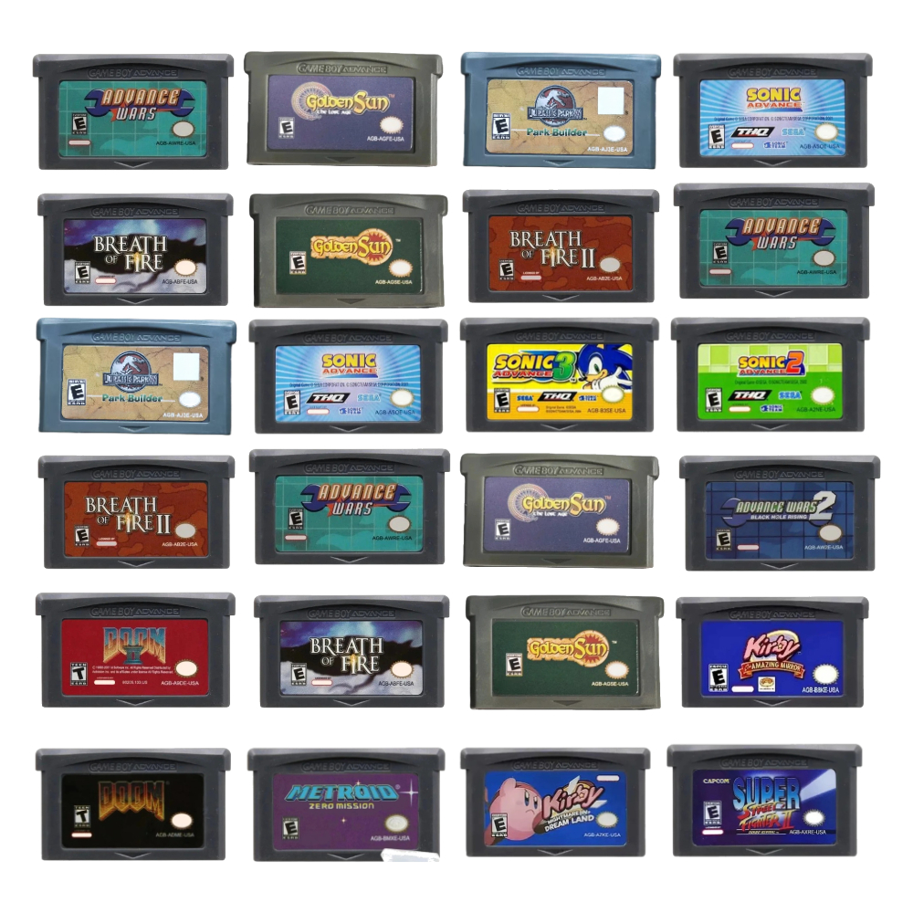 Classic GBA Game Cartridge Kir - Retro Gaming Videos ulasan dan harga