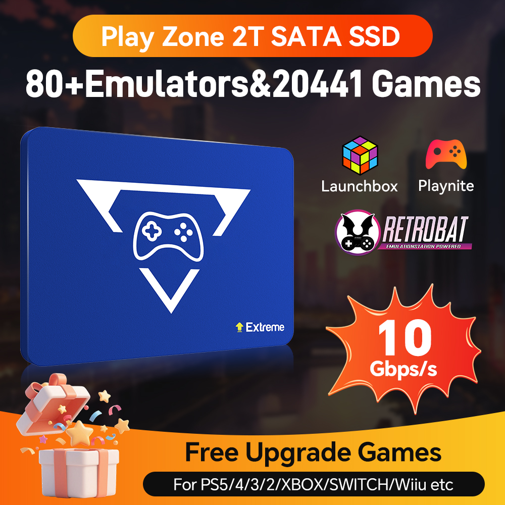 Play Zone 2T Retro Gaming SSD  - Retro Gaming Emulator Pc ulasan dan harga