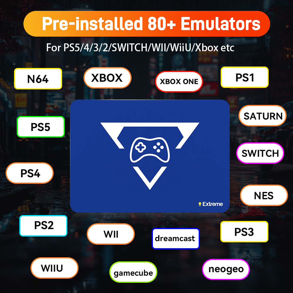 Play Zone 2T Retro Gaming SSD  - Retro Gaming Emulator Pc ulasan dan harga