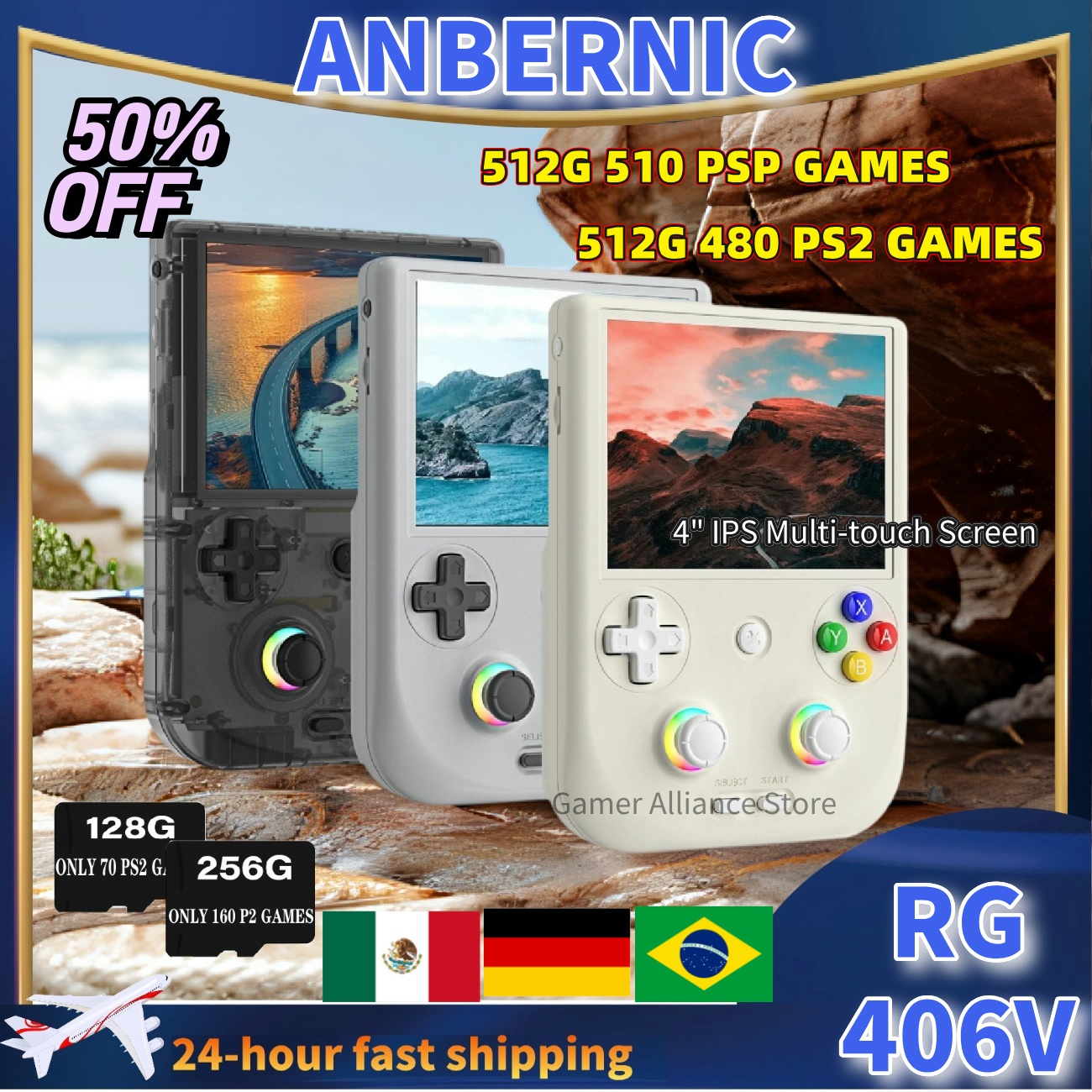 ANBERNIC RG406V RG 406V Retro  - Retro Gaming Upscaler ulasan dan harga