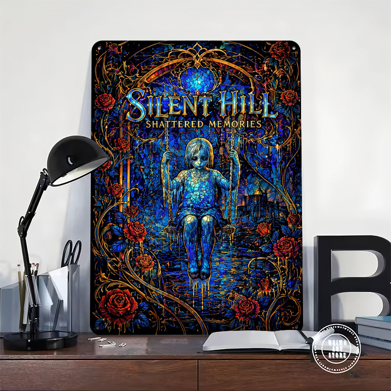Silent Hill Shattered Memories - Retro Poster Gaming ulasan dan harga