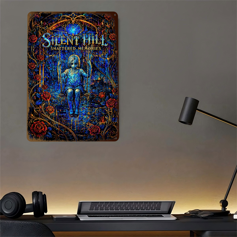 Silent Hill Shattered Memories - Retro Poster Gaming ulasan dan harga